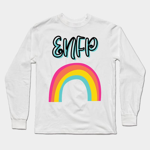 ENFP Rainbow Long Sleeve T-Shirt by James Zenrex